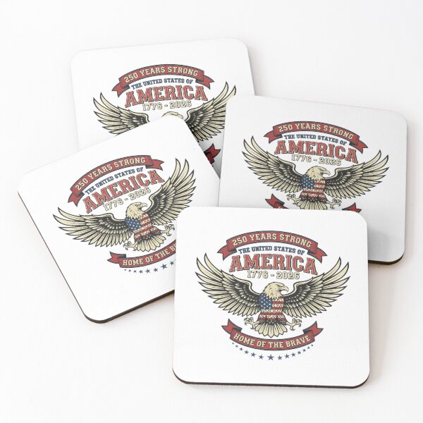 Item preview, Vintage US 250th Anniversary Patriotic Eagle designed and sold by chattsuede.