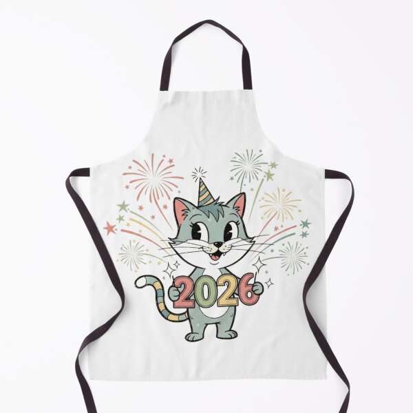 Item preview, Vintage Cat Celebrating 2026 designed and sold by PetJoyPrintsCO.