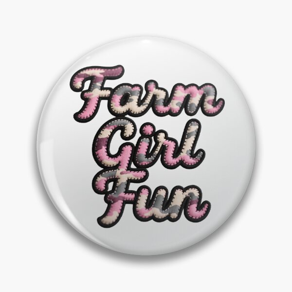 Item preview, Farm Girl Fun Patch – Pink Camo Western Country Aesthetic designed and sold by rustyroofco.