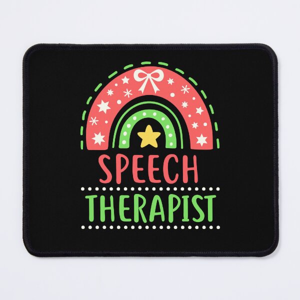 Item preview, Speech Therapist Christmas Rainbow SLP designed and sold by jaygo.