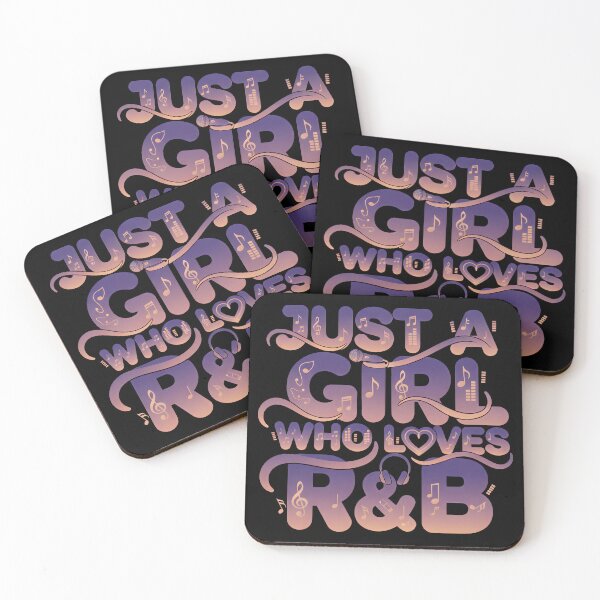 Item preview, Just A Girl Who Loves R&B Music RnB designed and sold by Leonardo Palumbo.