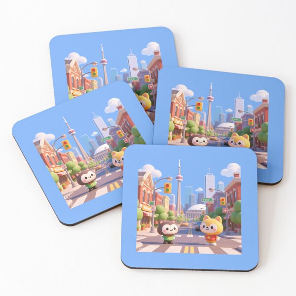 Item preview, Bessarion North Toronto – 3D Cute & Comic City Scene,  designed and sold by PaintMeWorld.