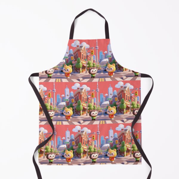 Item preview, Bessarion North Toronto – 3D Cute & Comic City Scene,  designed and sold by PaintMeWorld.