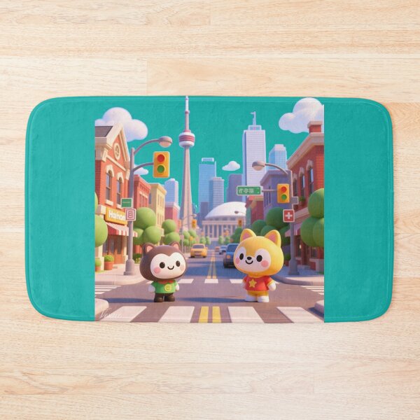 Item preview, Bessarion North Toronto – 3D Cute & Comic City Scene,  designed and sold by PaintMeWorld.