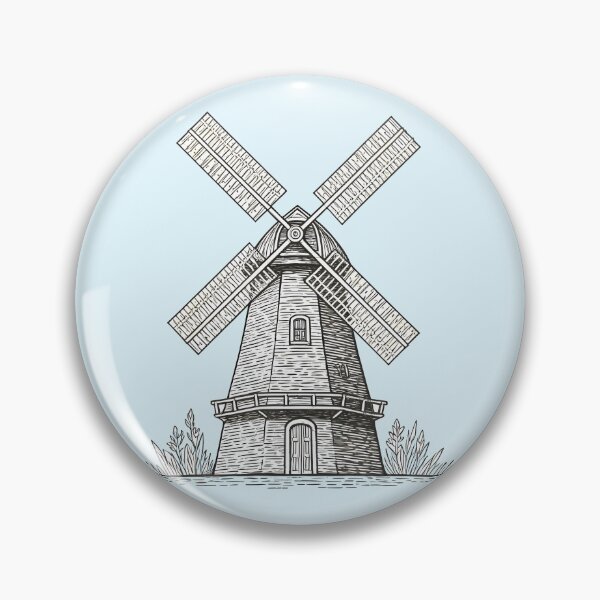 Item preview, Old windmill designed and sold by PrintLabStudio.