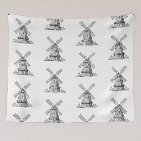 Item preview, Old windmill designed and sold by PrintLabStudio.