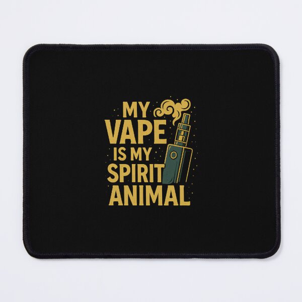 Item preview, My Vape Is My Spirit Animal – Golden Glow Vape Design designed and sold by House of Taste Vape Designs.