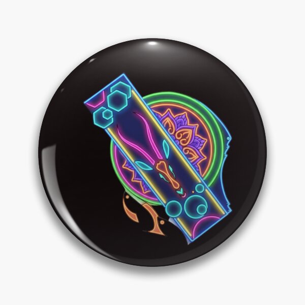 Item preview, Electric Neon Gazelle Cyberpunk Mandala designed and sold by Color for Balance .