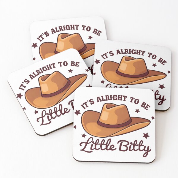 Item preview, It's Alright To Be Little Bitty Western Country Hat Design designed and sold by bestggraphico.