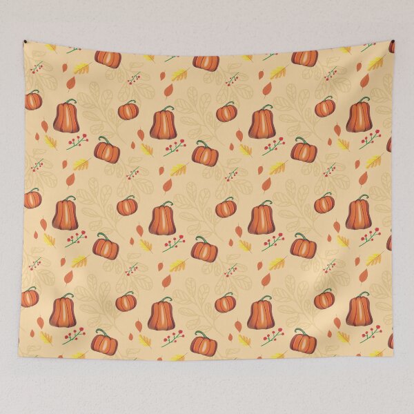 Item preview, Cozy Autumn Pumpkins Pattern  designed and sold by A-sam9.