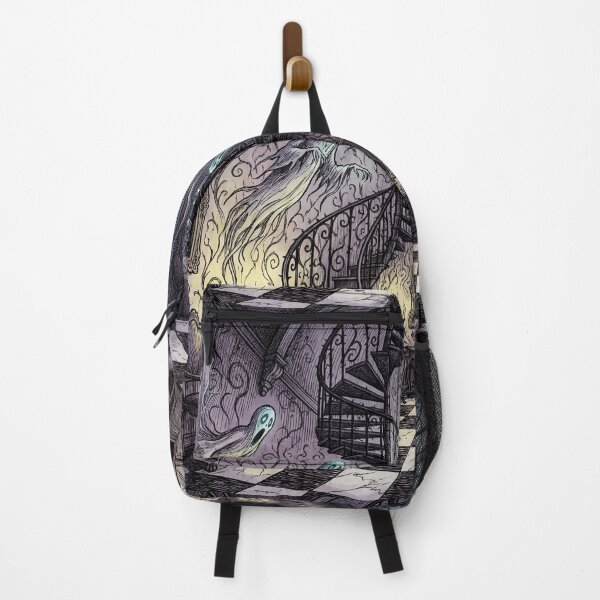 Item preview, Gothic Mansion Haunting nightmare illustration art designed and sold by Vintage Designs +.