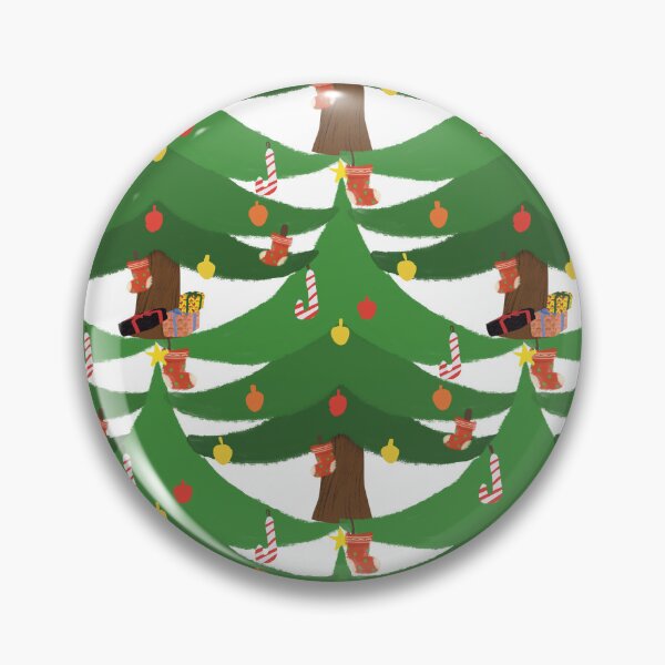 Item preview, Cute Christmas Tree Seamless Pattern – Festive Holiday Illustration with Ornaments & Gifts” designed and sold by A-sam9.