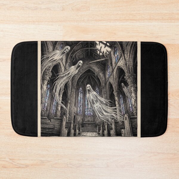 Item preview, Gothic Mansion Haunting nightmare illustration art designed and sold by Vintage Designs +.