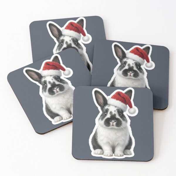 Item preview, Spotted rabbit in Christmas spirit designed and sold by DAGHO.