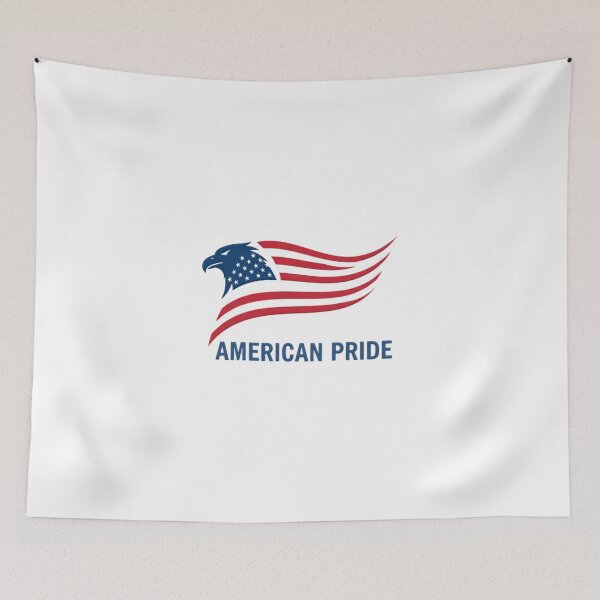 Item preview, Minimalist American Pride Flag Eagle Patriot designed and sold by chattsuede.