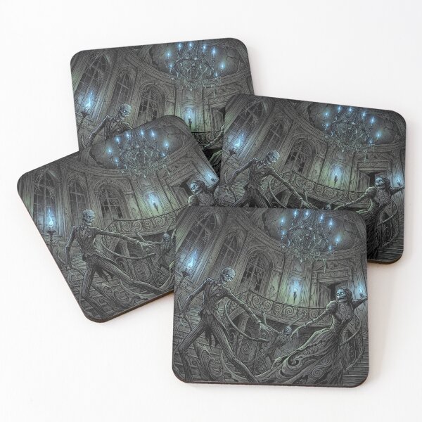 Item preview, Gothic Mansion Haunting nightmare illustration art designed and sold by Vintage Designs +.