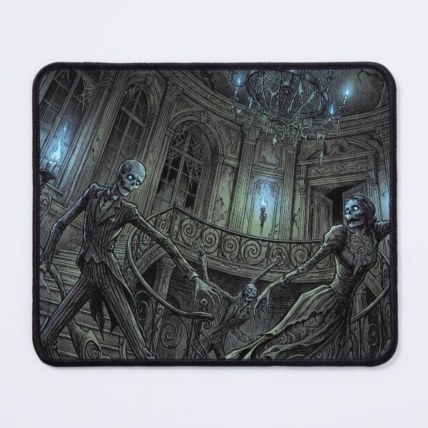 Item preview, Gothic Mansion Haunting nightmare illustration art designed and sold by Vintage Designs +.