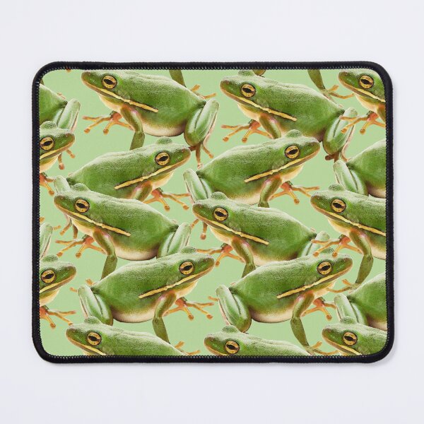 Item preview, Just Frogs fabric on green design designed and sold by TerenceLacey.