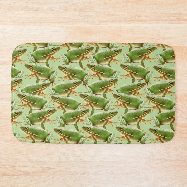Item preview, Just Frogs fabric on green design designed and sold by TerenceLacey.