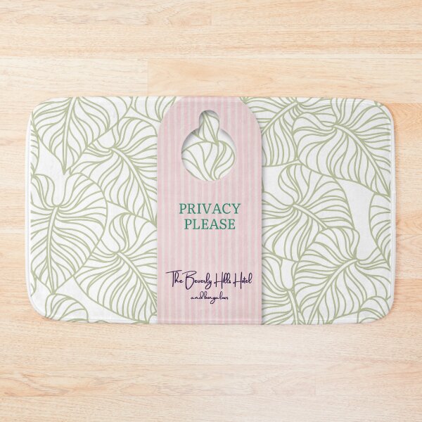 Item preview, Beverly Hills Do Not Disturb Door Hanger designed and sold by SaltedBeachPaperie.