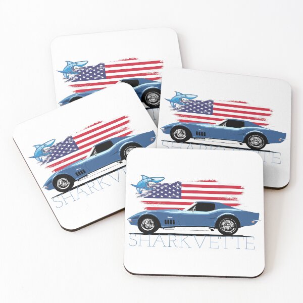 Item preview, C3 Sharkvette - Inspired American Muscle Car Illustration designed and sold by tupaffi.