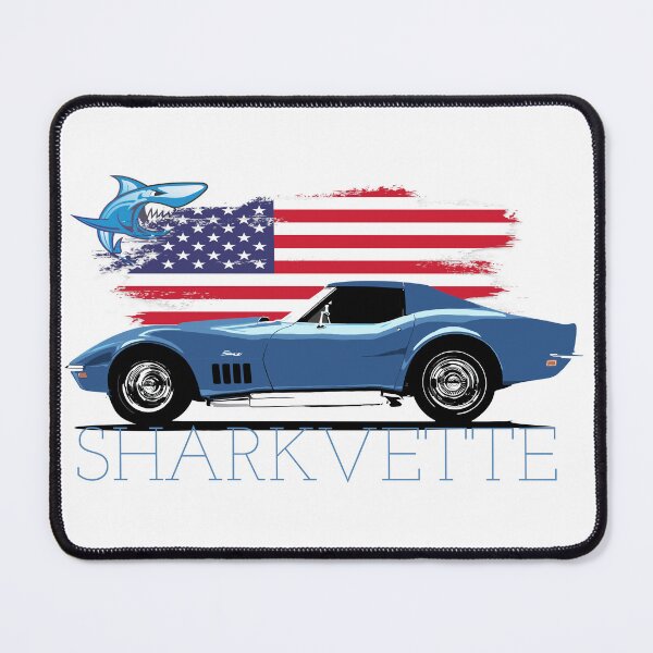 Item preview, C3 Sharkvette - Inspired American Muscle Car Illustration designed and sold by tupaffi.