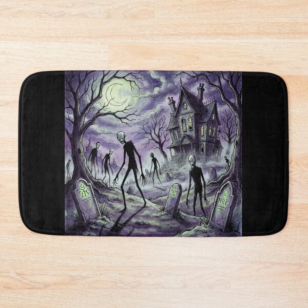 Item preview, Gothic Mansion Haunting nightmare illustration art designed and sold by Vintage Designs +.
