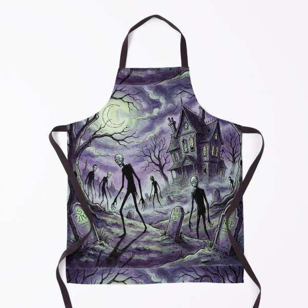 Item preview, Gothic Mansion Haunting nightmare illustration art designed and sold by Vintage Designs +.