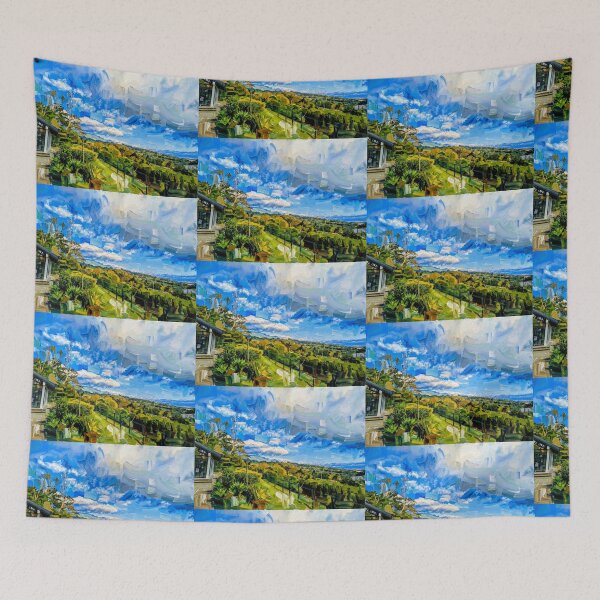 Item preview, Oil Painting of my POV in Costa Rica designed and sold by MattBStickers.