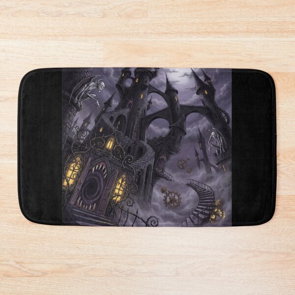 Item preview, Gothic Mansion Haunting nightmare illustration art designed and sold by Vintage Designs +.