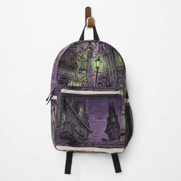 Item preview, Gothic Mansion Haunting nightmare illustration art designed and sold by Vintage Designs +.