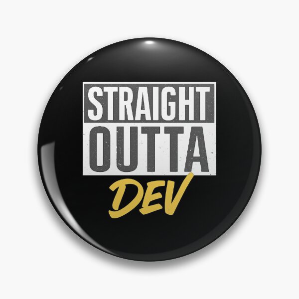 Item preview, Straight Outta Dev – Funny Developer / Programmer IT Shirt Design designed and sold by THALF.