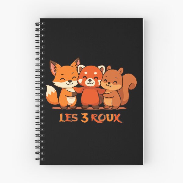 Item preview, Les 3 Roux – Cute Fox, Red Panda & Squirrel Hugging Trio Art designed and sold by T-Chou.