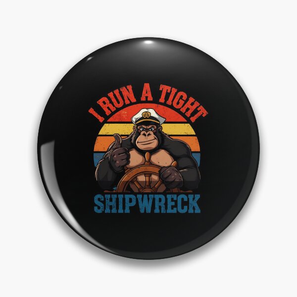 Item preview, I Run A Tight Shipwreck Gorilla Captain  designed and sold by biggggaaan.