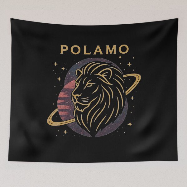 Item preview, “Cosmic Lion – Premium Minimalist Design” designed and sold by Polamo.