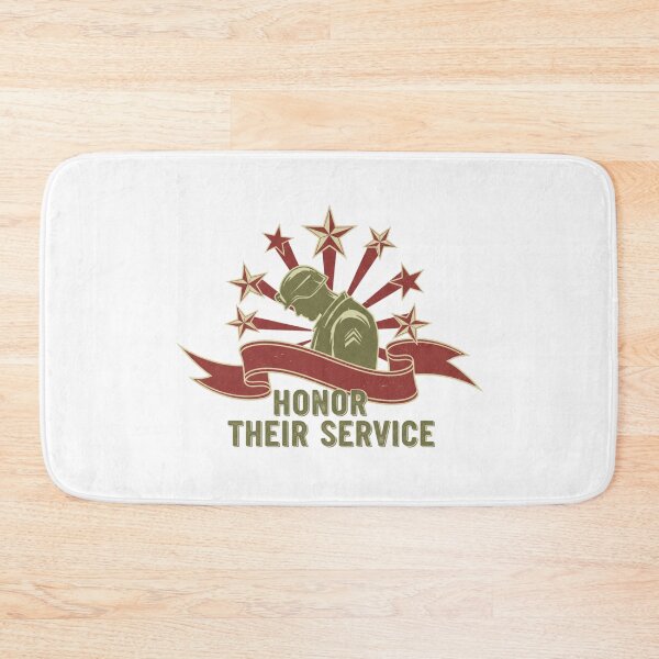 Item preview, Honor Their Service Fallen Soldier Vintage Distressed Veteran Memorial Tribute designed and sold by chattsuede.