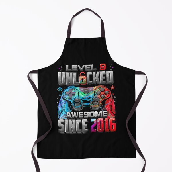 Item preview, Level 9 Unlocked Awesome Since 2016 9Th Birthday Gaming designed and sold by TysonLangosh.