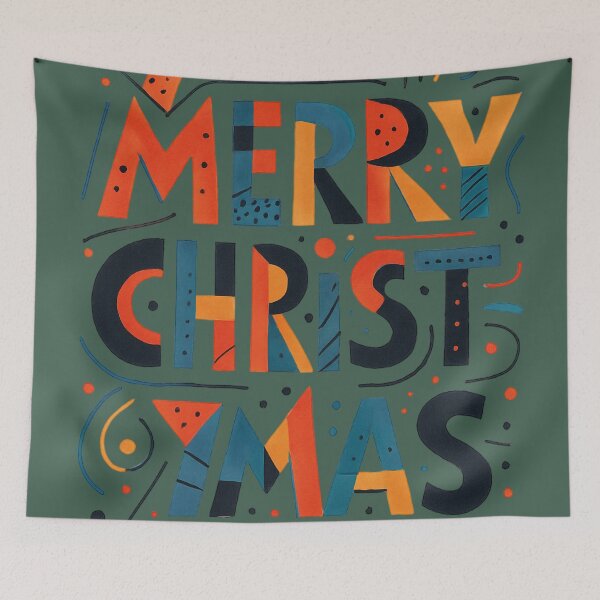Item preview, Merry Christmas Modern Illustration designed and sold by Jani-art-world.