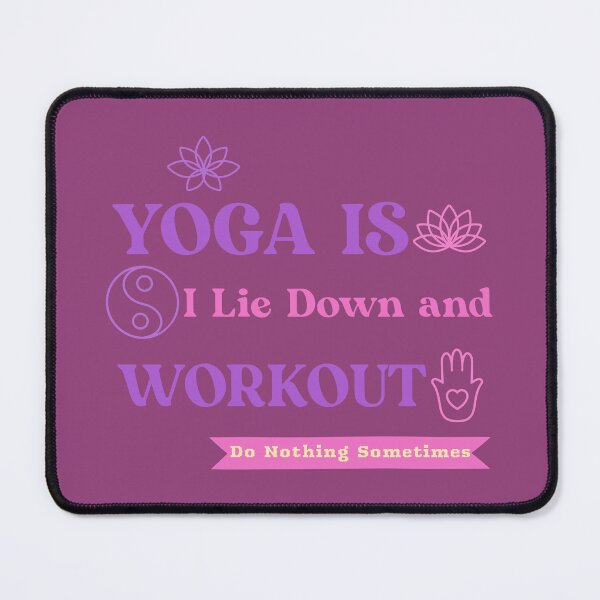 Item preview, Wish Yoga Was Just Lying Down beginners yoga. designed and sold by "Vibe & Style Merch".