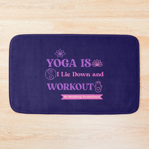 Item preview, Wish Yoga Was Just Lying Down beginners yoga. designed and sold by "Vibe & Style Merch".