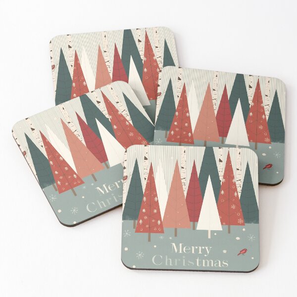 Item preview, Cozy Scandinavian Snowy Pines designed and sold by ChicTrendz.