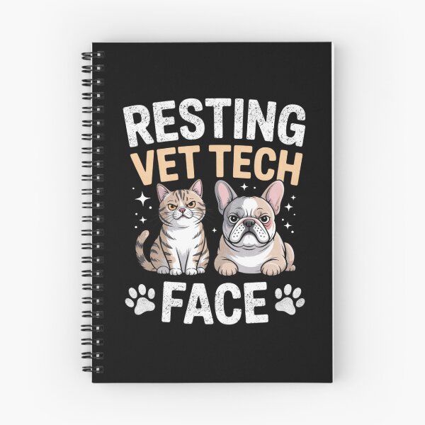 Item preview, Resting Vet Tech Face Funny Veterinary Humor designed and sold by FreshVibe Prints.