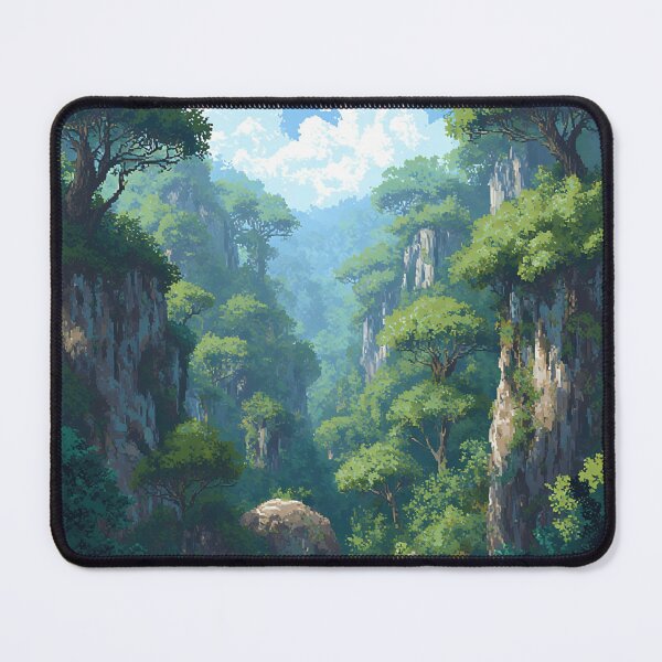 Item preview, Jungle Landscape-Pixel Art designed and sold by LegacyWave.