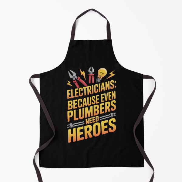 Item preview, Electricians: Because Even Plumbers Need Heroes designed and sold by miriamo25.