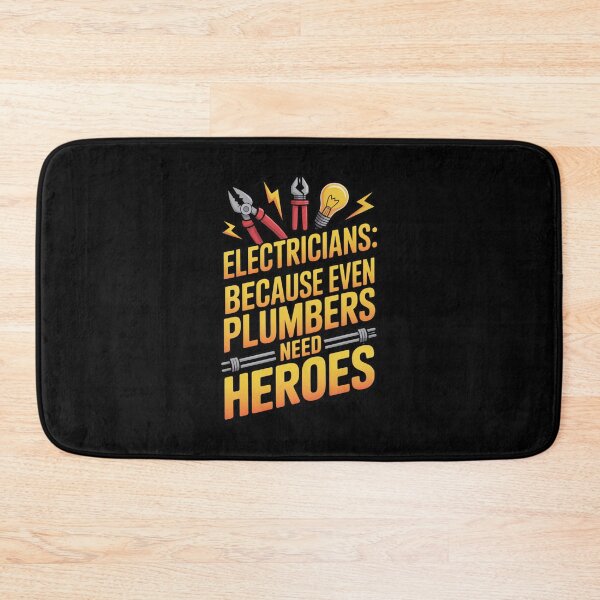 Item preview, Electricians: Because Even Plumbers Need Heroes designed and sold by miriamo25.