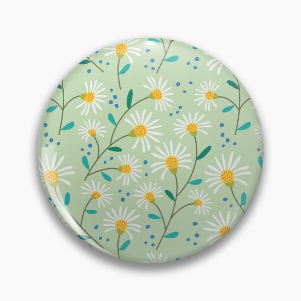 Artikelvorschau, Weiße Frühlingsblumen auf Grün entworfen und verkauft von Petra Lang.