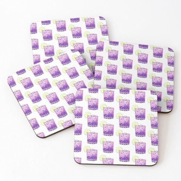 Item preview, A Purple Cocktail Watercolour designed and sold by MeiC-Artsy.