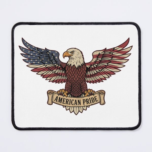 Item preview, American Pride Eagle Vintage Patriotic Design designed and sold by chattsuede.
