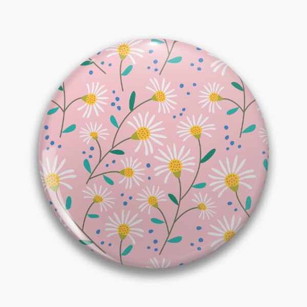 Item preview, White Spring Flowers on Pink designed and sold by Petra Lang.