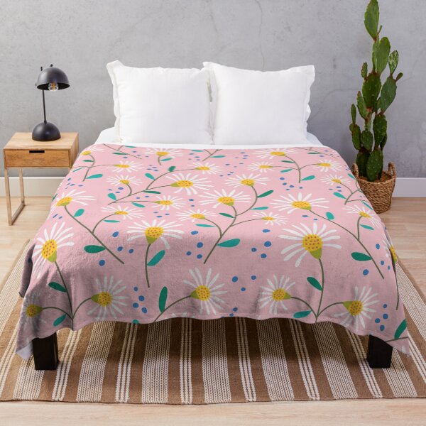 Item preview, White Spring Flowers on Pink designed and sold by Petra Lang.